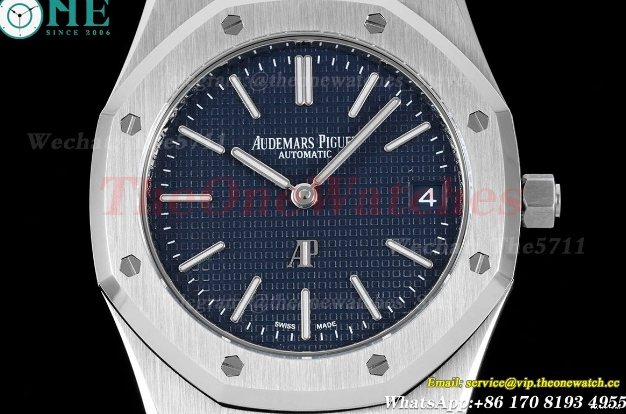 Royal Oak Dial SS 15202 Blue A2121 SS 39mm JJF 0309